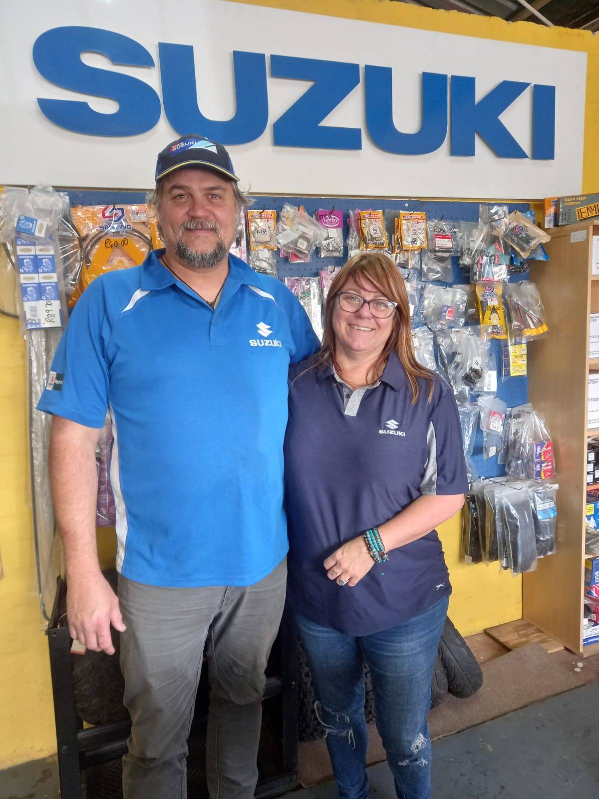 Trevor and Michelle Norton of Overberg Suzuki